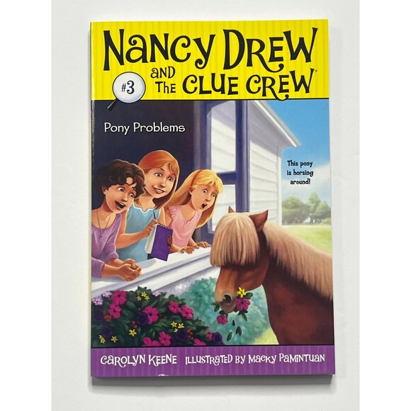 Pony Problems Nancy Drew and the Clue Crew Book 3 Carolyn Keene Kids Fiction - Picture 1 of 4